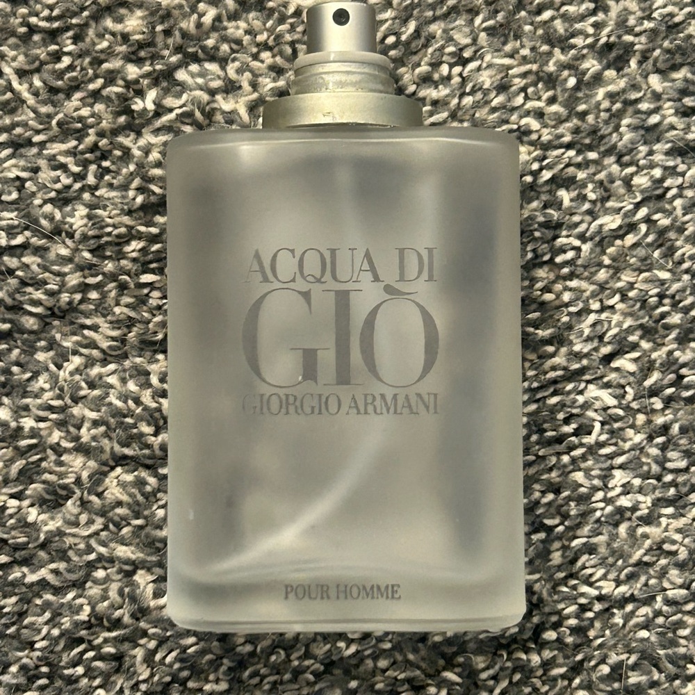 Giorgio Armani Acqua di Giò Frosted Bottle empty